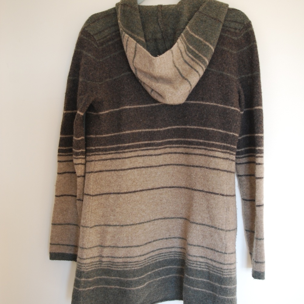 Horny Toad Boiled Wool Cardigan Sweater